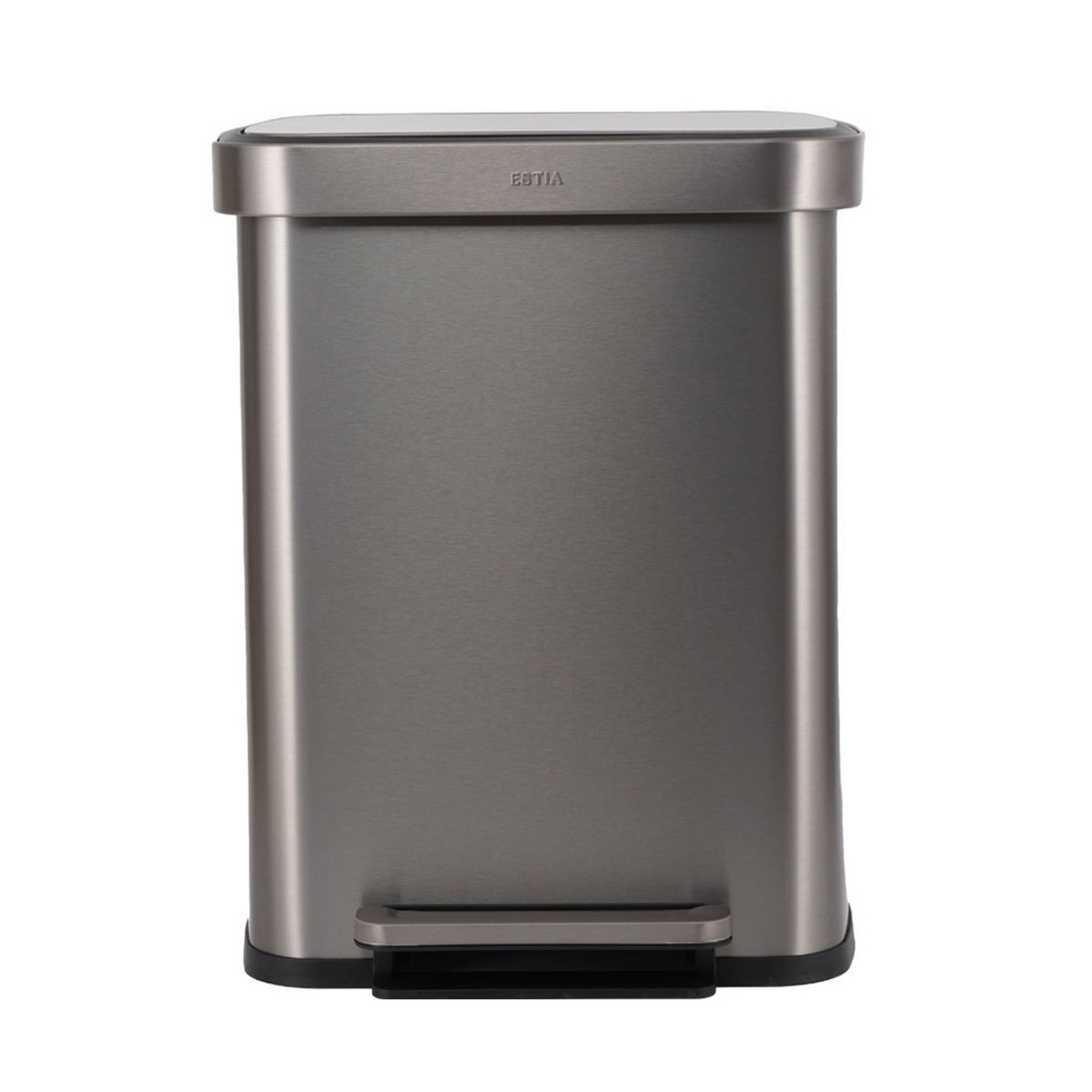 Estia Flatop Κάδος Απορριμμάτων 50L — Inox Ματ 01-31954