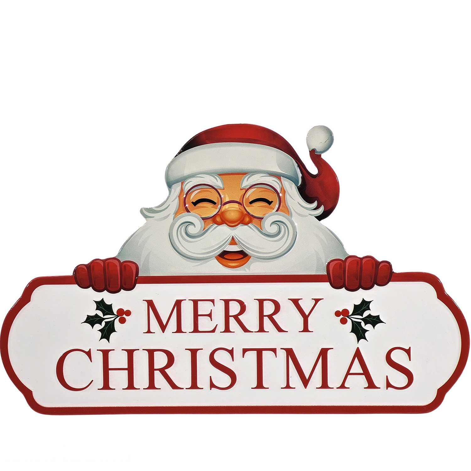 Διακοσμητική πινακίδα Merry Christmas 45 × 28 εκ.