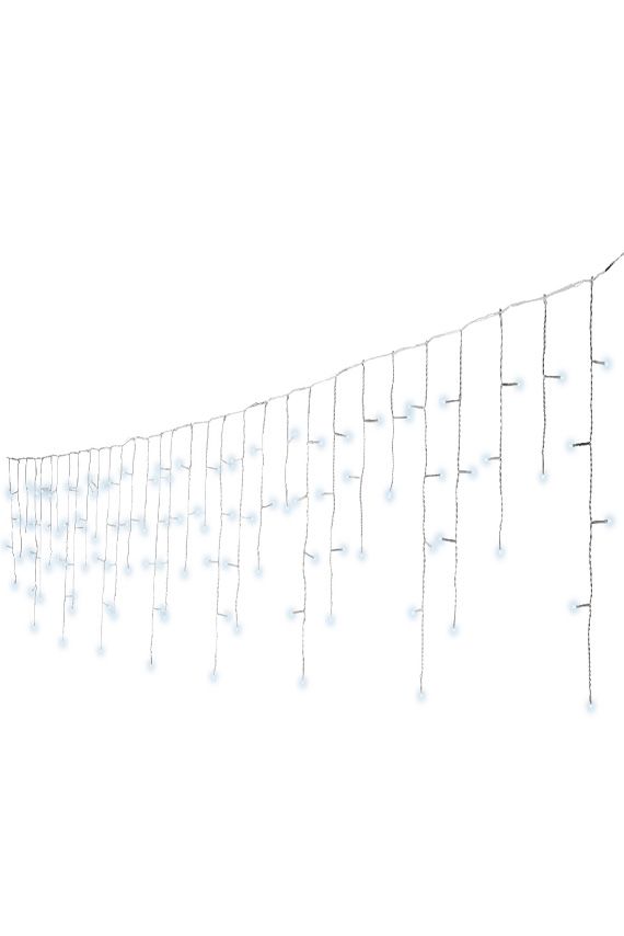 Kaeming βροχή 119 LED, 5 m, ψυχρό λευκό