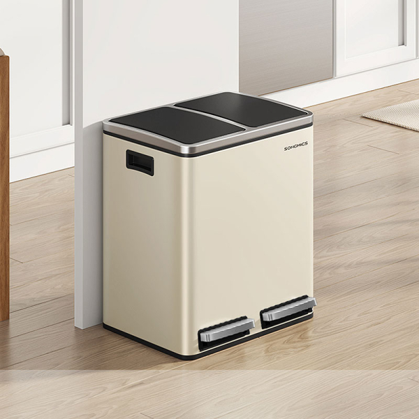 Διπλός Κάδος Ανακύκλωσης Songmics 30L LTB030AB01