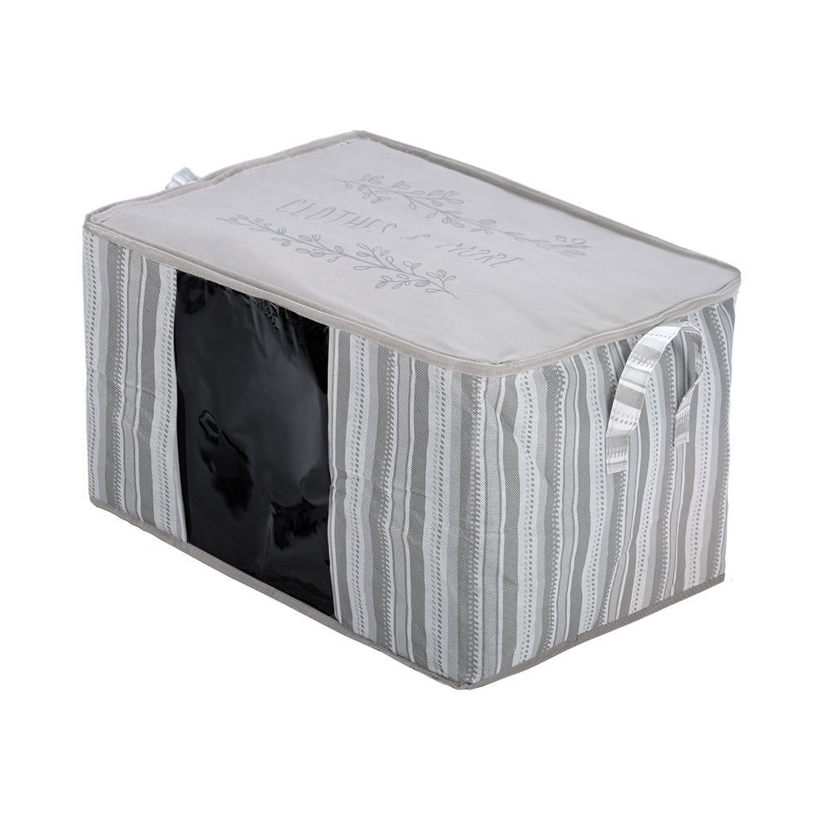 Θήκη Αποθήκευσης Ρούχων Homely Ivory 60×45×35cm