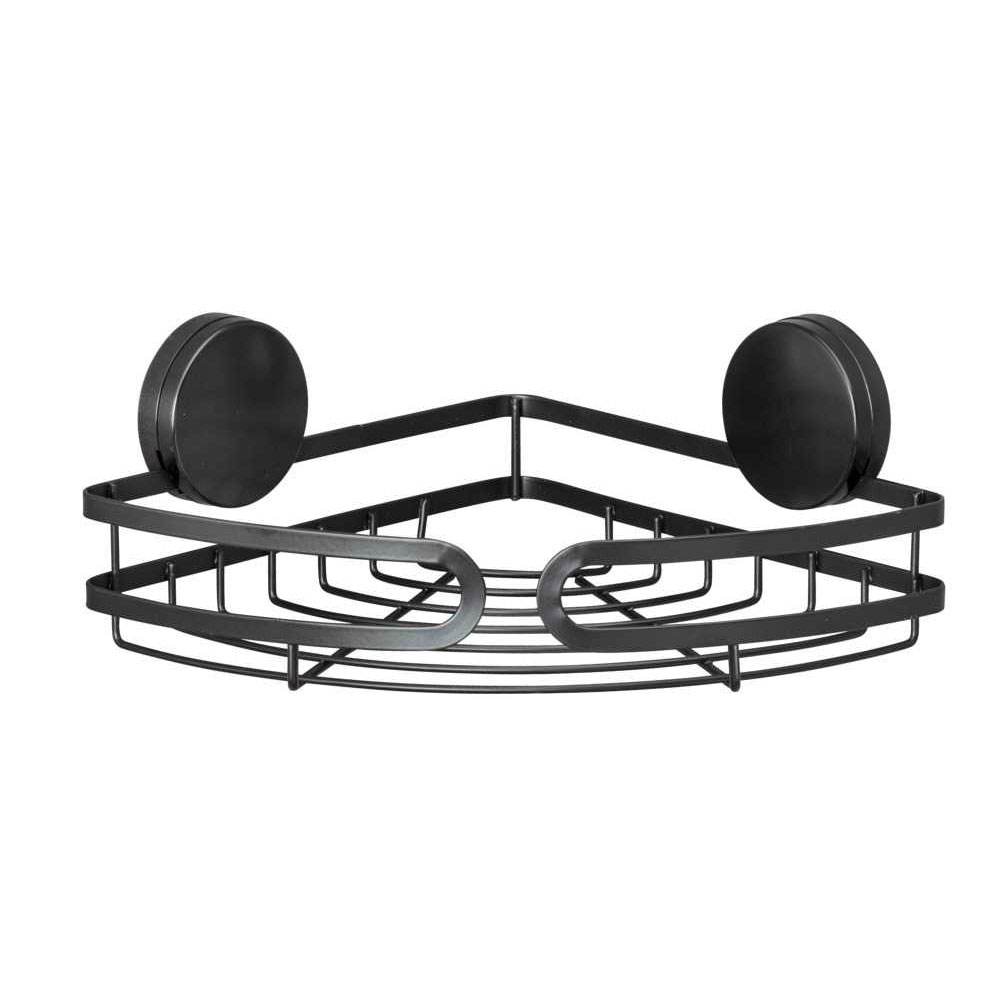 Γωνιακή Ραφιέρα Μπάνιου Wenko Pavia Black 24872100