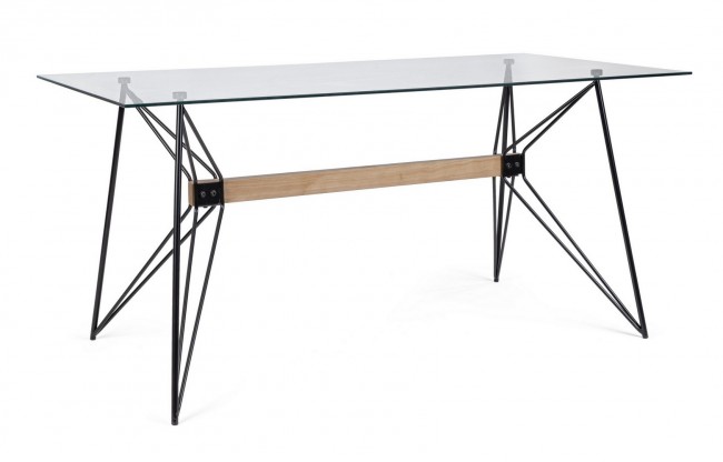 Primary Γυάλινο τραπέζι / γραφείο 160 × 80 cm