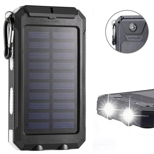 Ηλιακό power bank 20.000 mAh με φακό 105350
