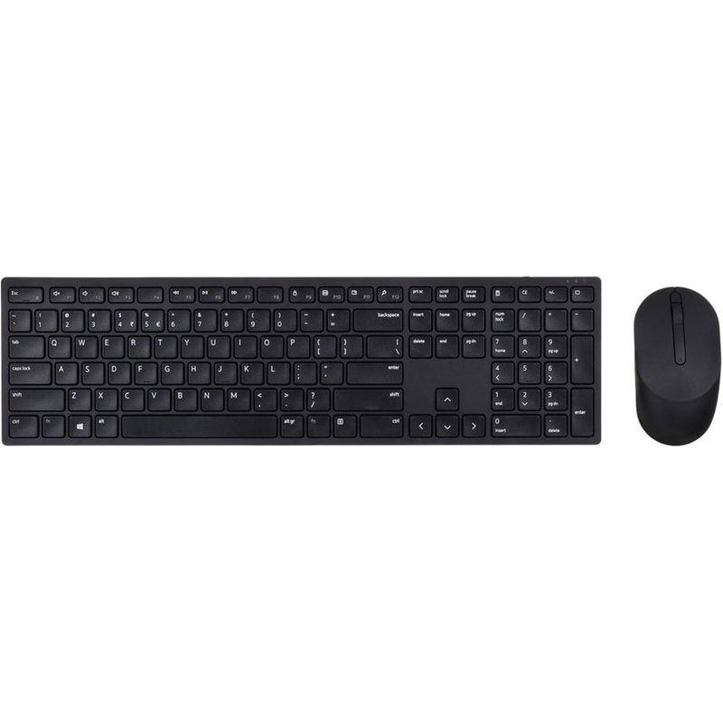 Dell Pro Keyboard and Mouse KM5221W Ασύρματο Σετ Black (US)